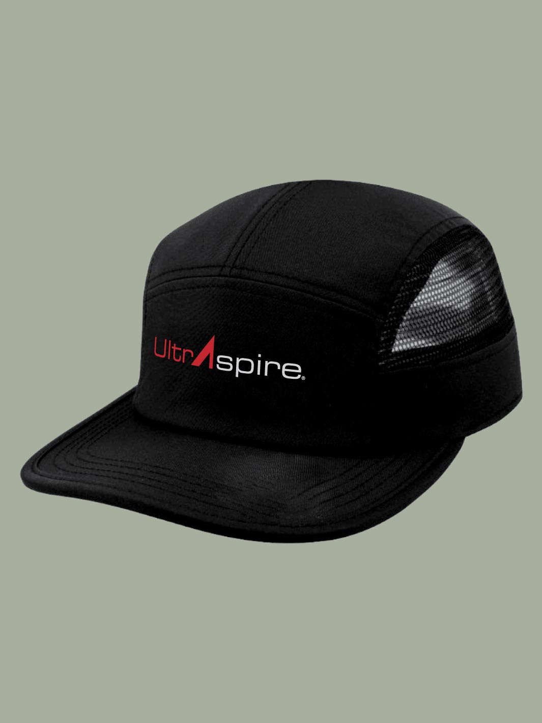 UltrAspire Recycled Run Cap - Black