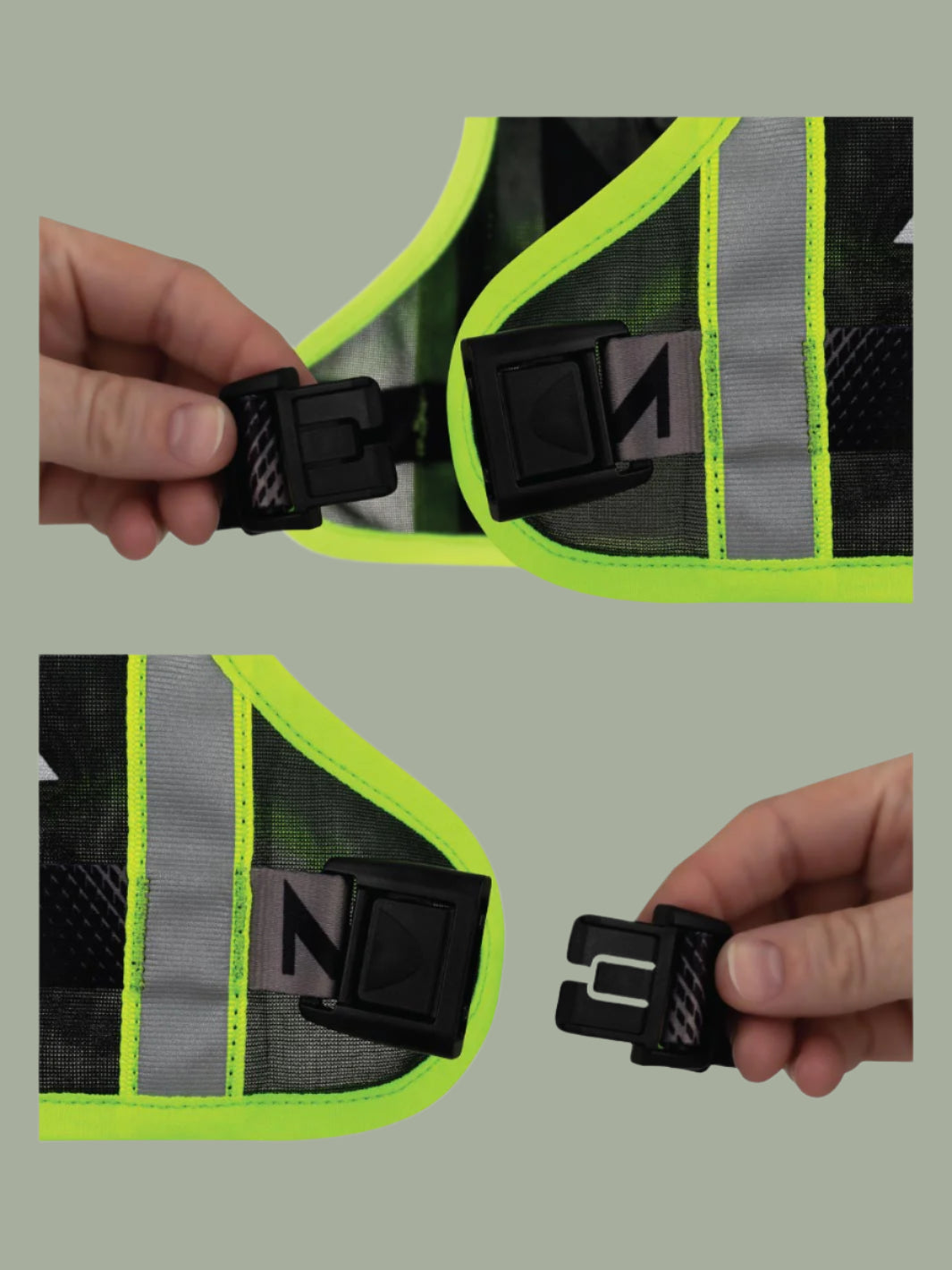 UltrAspire Neon Reflective Vest - 0.5L